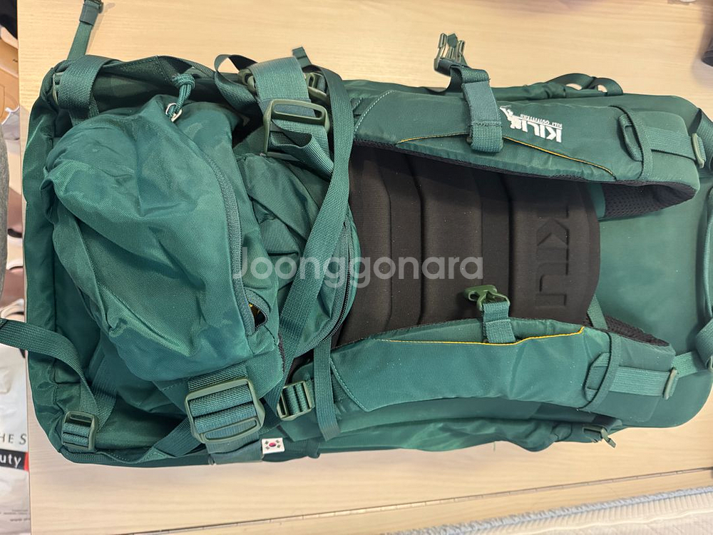 킬리 보헤미안 포레스트 40L 다크그린 배낭--4