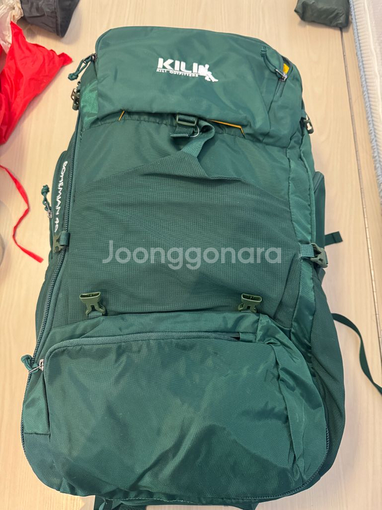 킬리 보헤미안 포레스트 40L 다크그린 배낭--2