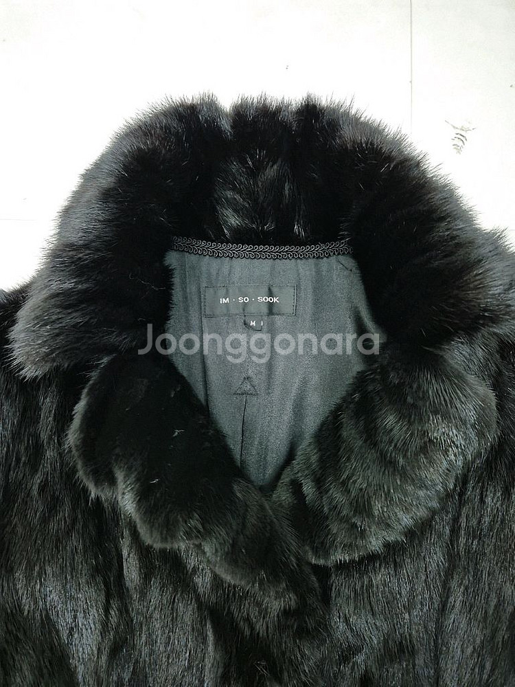 [M]<임소숙>블랙 모피 자켓--9