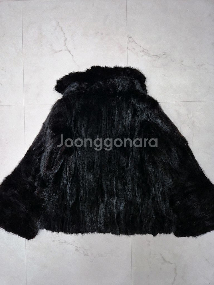 [M]<임소숙>블랙 모피 자켓--5