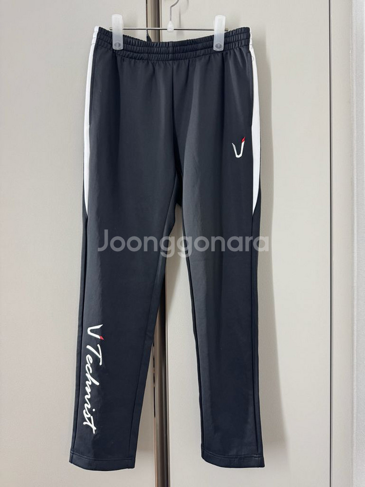 빅터 핑크 기능성 상의&검정 바지(배드민턴 운동복)--1