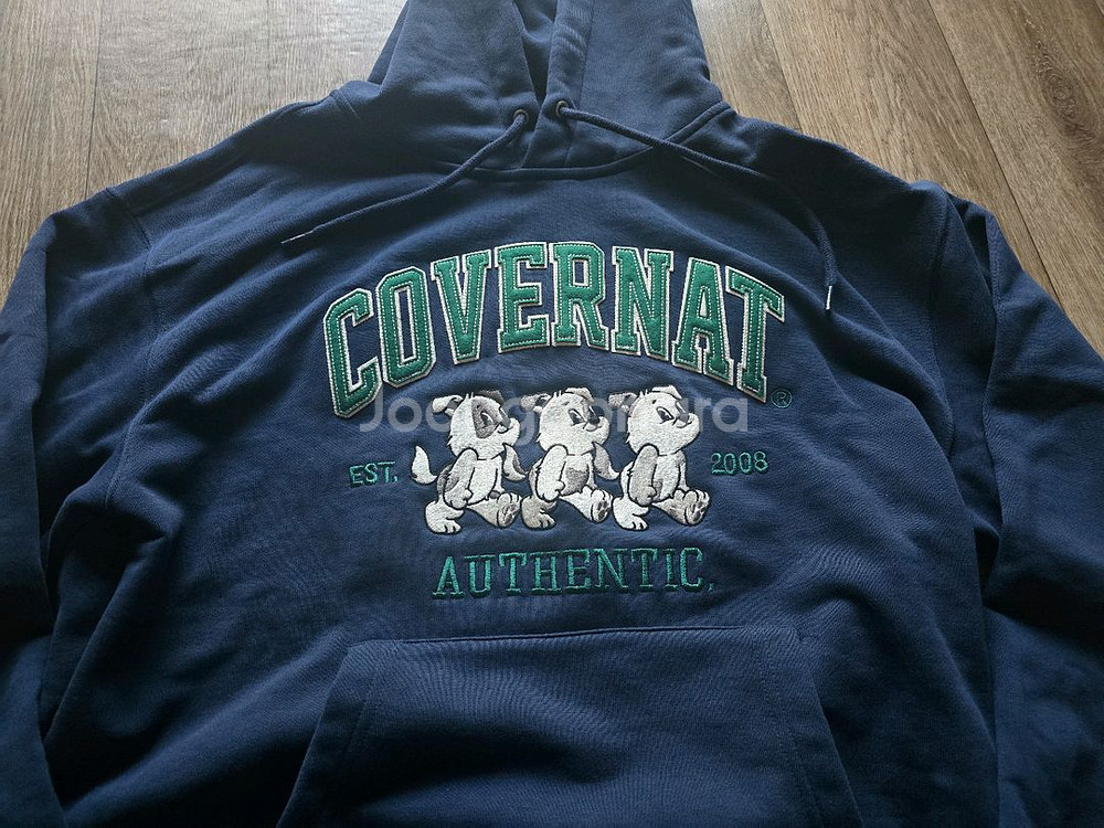 커버낫 보더콜리 후디 네이비 M사이즈 팝니다--1
