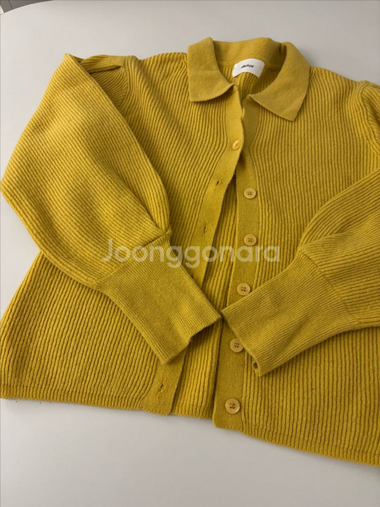 (미착용 새상품) 프롬비기닝, 울 니트 가디건--6