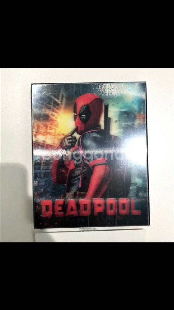 데드풀 dvd 블루레이 마블 cd 영화 포스터 피규어--3