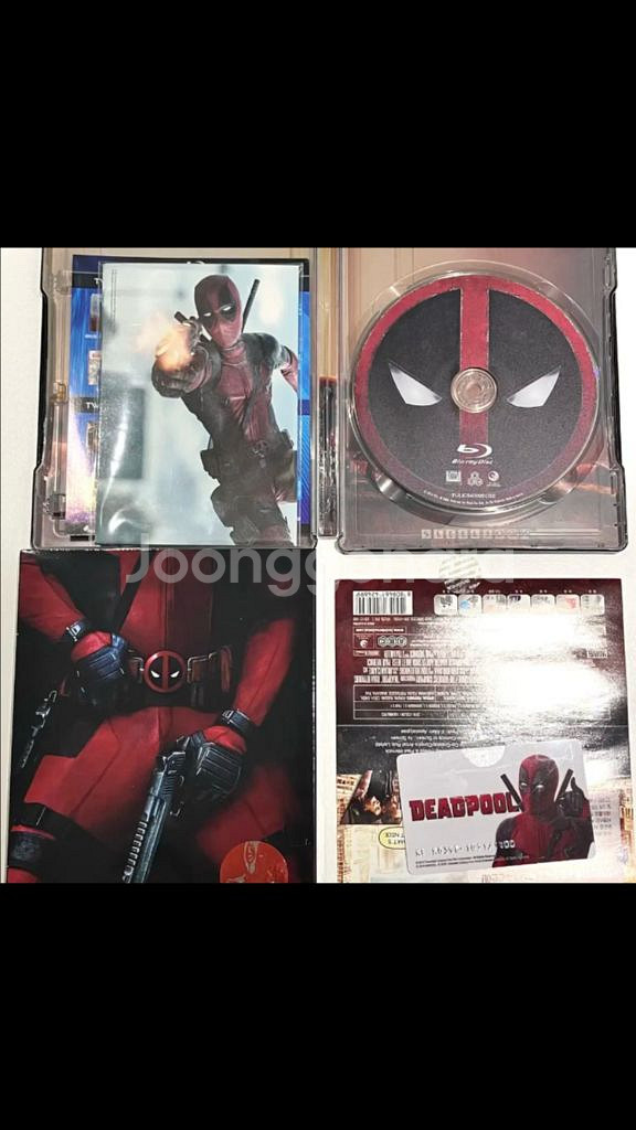 데드풀 dvd 블루레이 마블 cd 영화 포스터 피규어--2