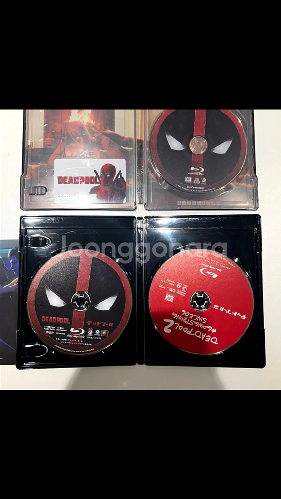 데드풀 dvd 블루레이 마블 cd 영화 포스터 피규어--1