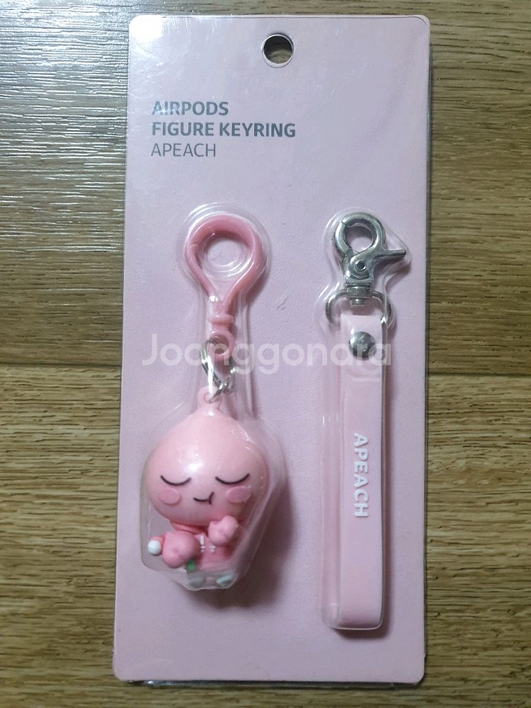 카카오프렌즈 어피치 에어팟 피규어 키링 새제품 팝니다--0