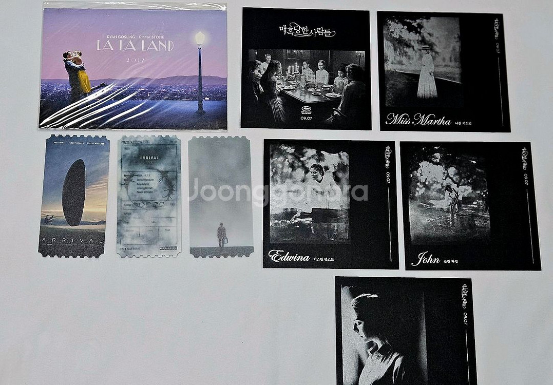 라라랜드 2017 달력, 컨택트 오티, 매당사 엽서--0