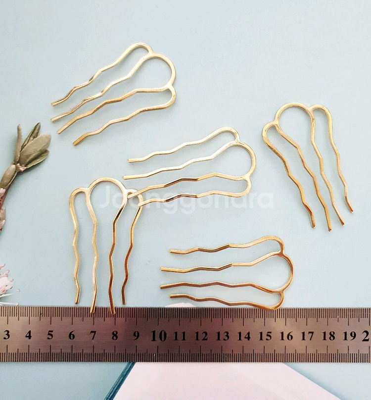 (5개) 4발 빗 비녀 핀대--0