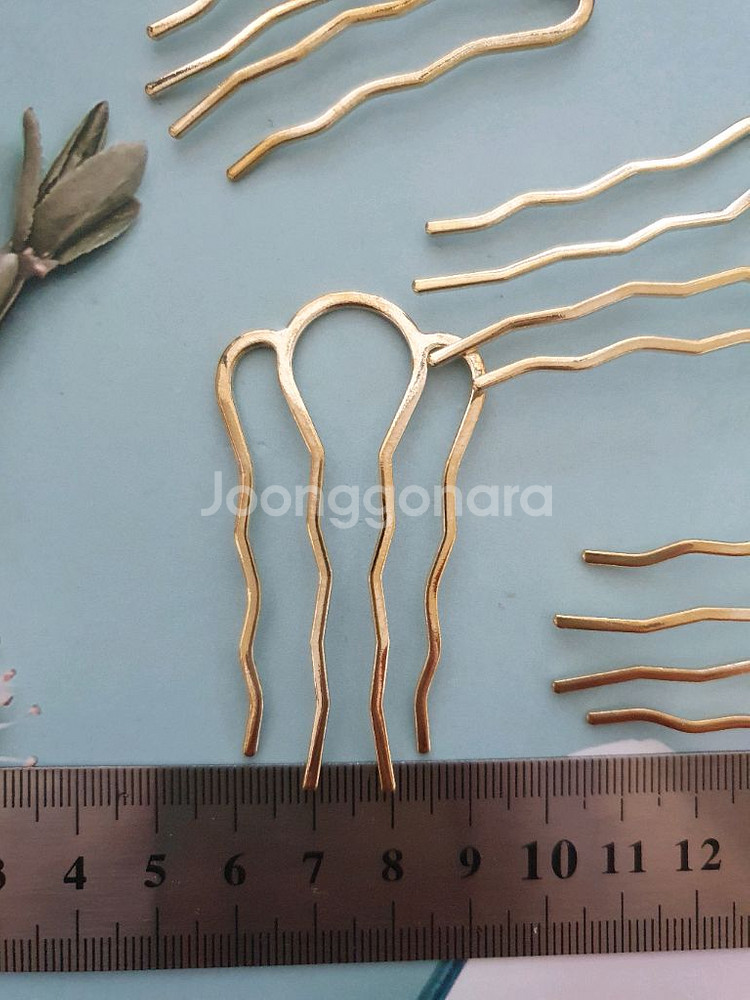 (5개) 4발 빗 비녀 핀대--1