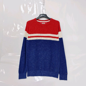 TOMMY HILFIGER 타미 힐피거 면니트 긴팔라운