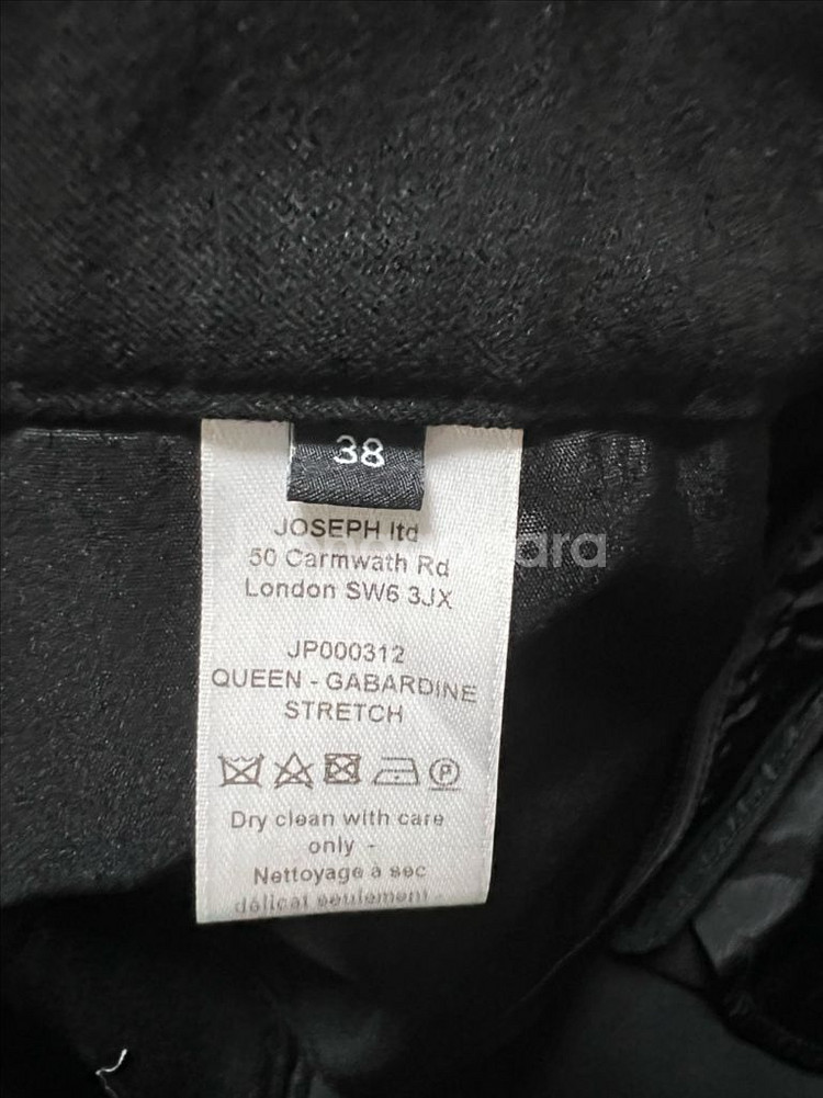 조셉 JOSEPH 블랙 데님 팬츠 정품--3