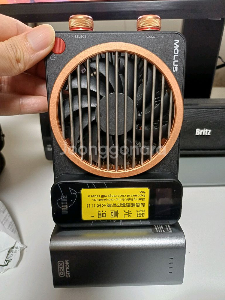 지윤 molus x100 rgb 스탠다드 풀박스+배터리--0