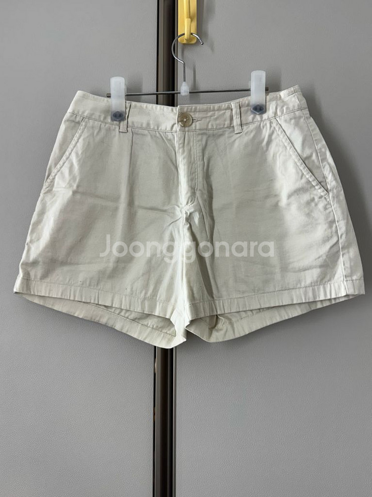 여성 면 반바지(아이보리,블랙)--0