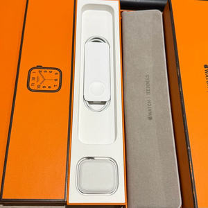 애플워치7 45mm 에르메스+정품 가죽밴드