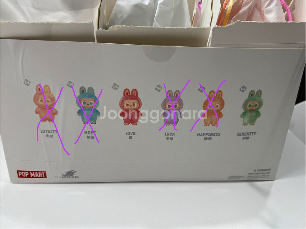 (정가판매/단순개봉) 팝마트 라부부 하이라이트 키링--0