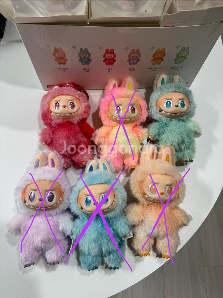 (정가판매/단순개봉) 팝마트 라부부 하이라이트 키링--1