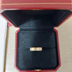 까르띠에러브링 다이아1p 러브반지