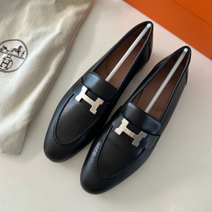 에르메스 파리로퍼 블랙은장