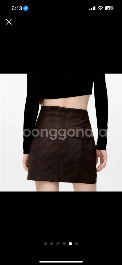 ZARA 자라 체크 크롭 블레이저 셋트 xs 마지막가격--4