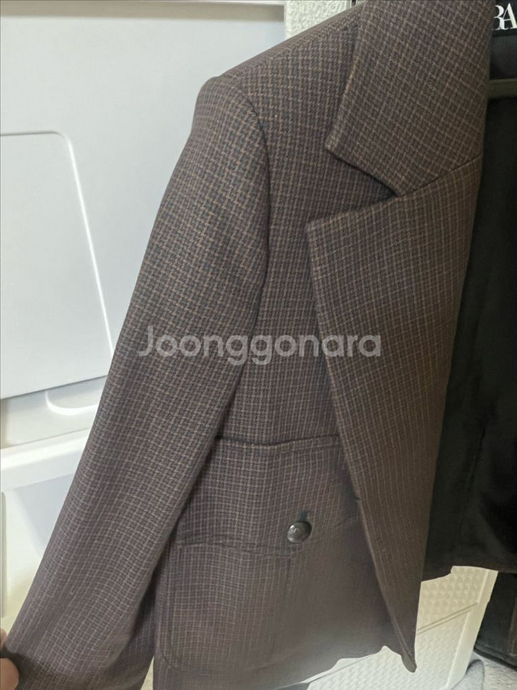 ZARA 자라 체크 크롭 블레이저 셋트 xs 마지막가격--7