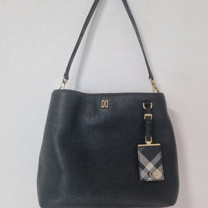 닥스 체크참장식 숄더백