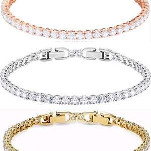 [새상품] 고급 테니스 팔찌 알러지방지 남녀공용 고퀄