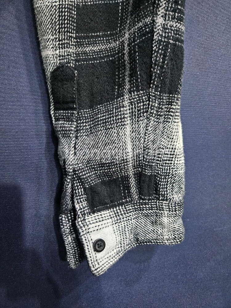 퀵실버 스트라이프 체크 남성 오버핏 95 자켓--4