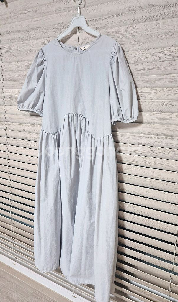 바스락 롱 원피스--0