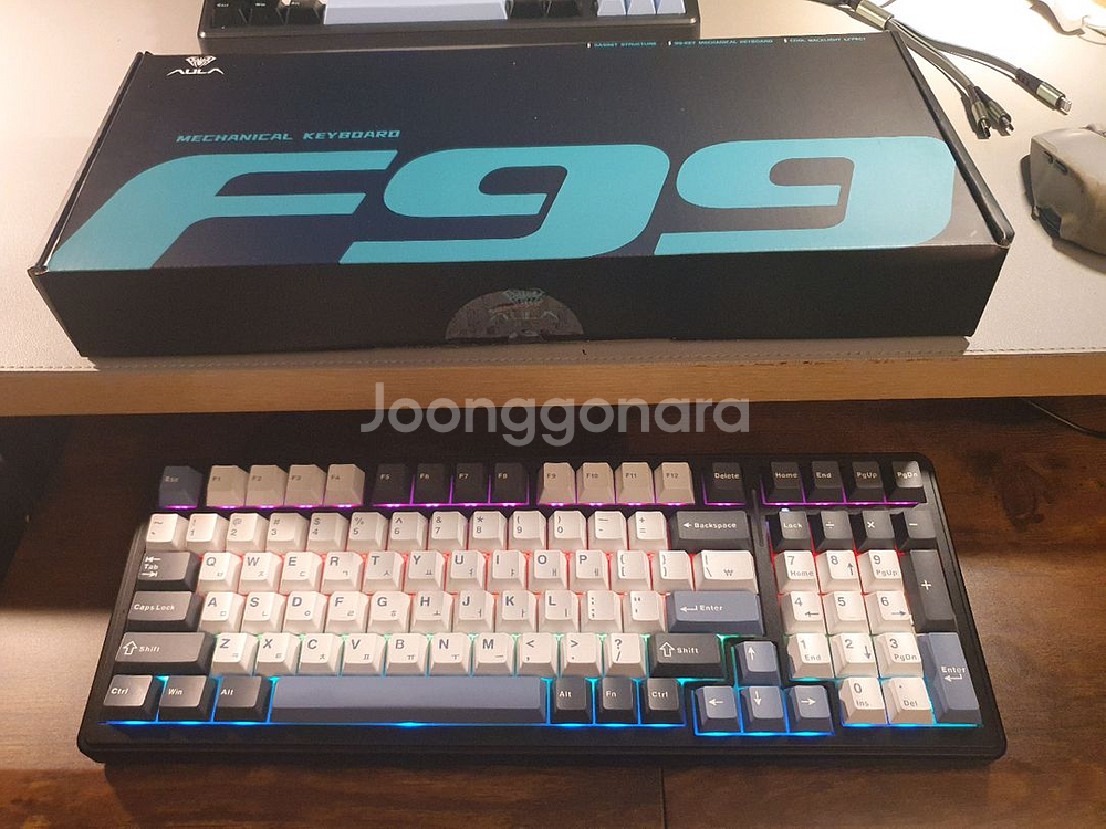 AULA 독거미 F99 오테뮤 V2, 저소음 피치축--0