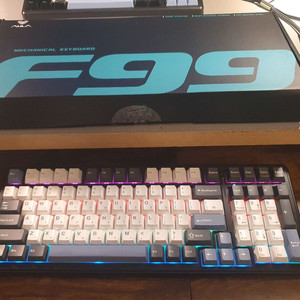 AULA 독거미 F99 오테뮤 V2, 저소음 피치축