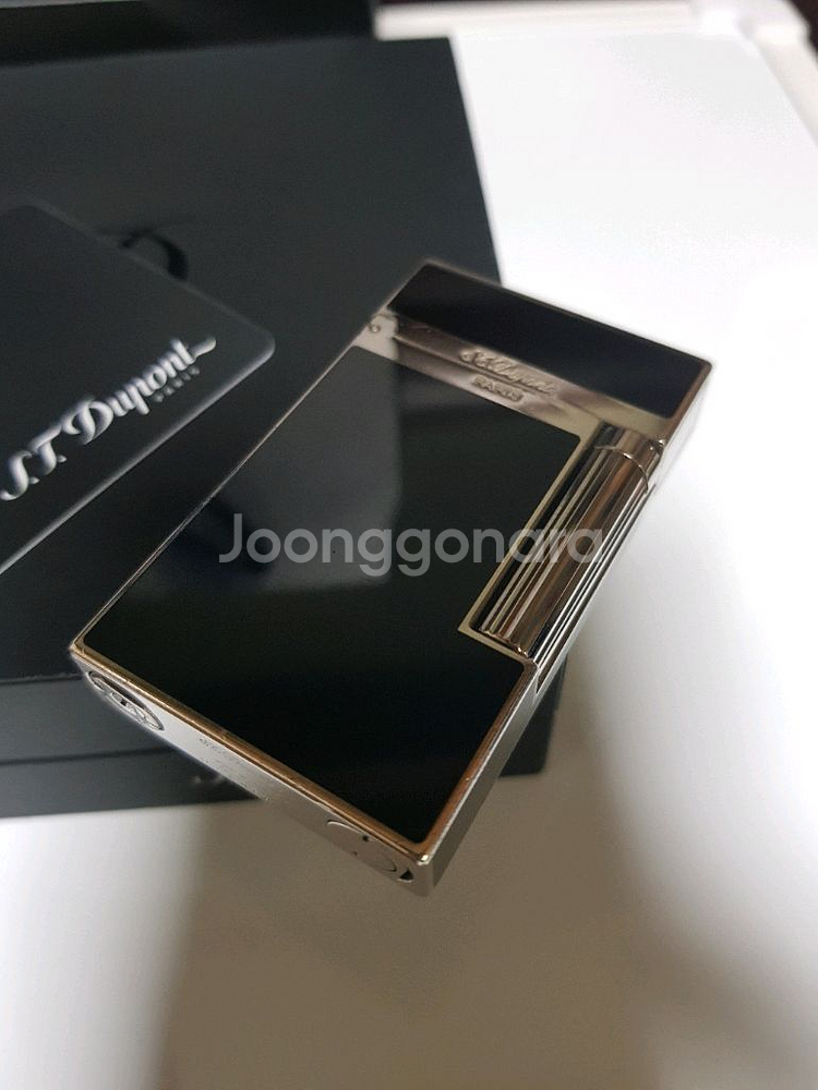 풀세트 듀퐁라이터 라인2 쌍불 ca16296 블랙래커--7