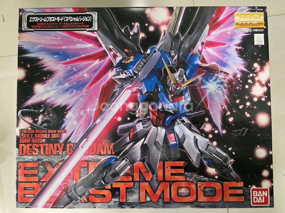 MG 데스티니 건담 익스트림 블래스트 모드 미개봉--0