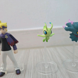 반다이 정품 포켓몬 스케일월드 유빈&세레비&무우마