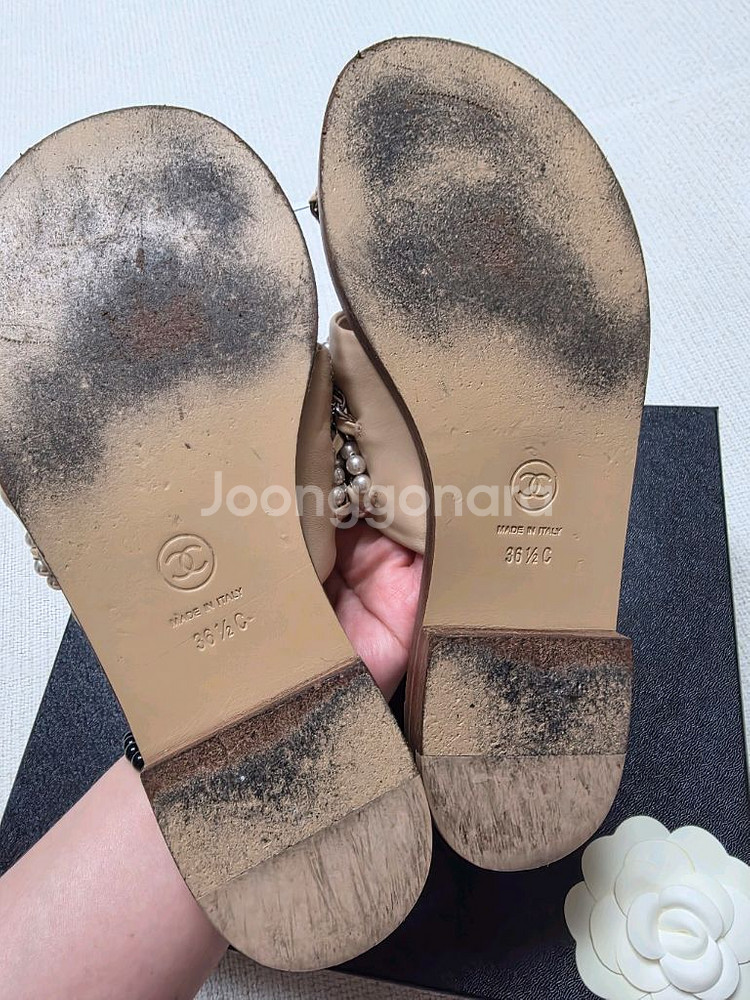 샤넬 체인 고리 슬리퍼235(가격내림)--6