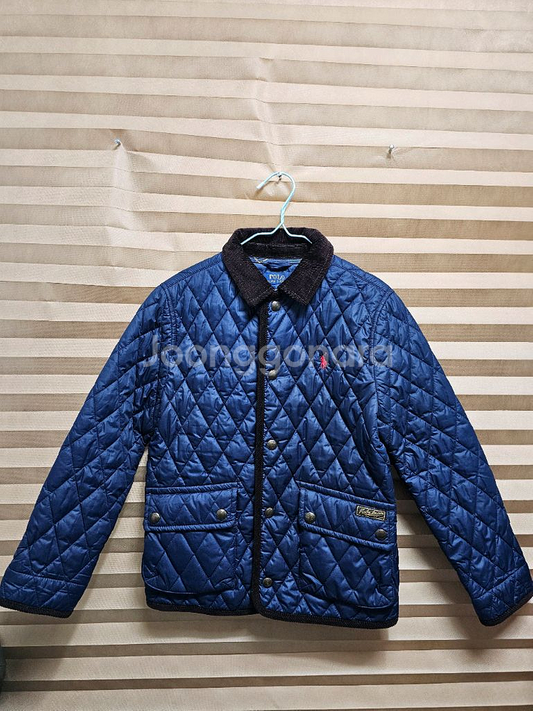 폴로 랄프로렌 키즈 퀼팅 자켓 네이비 사이즈 7--0