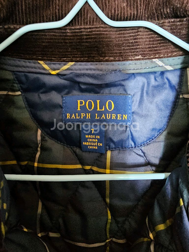 폴로 랄프로렌 키즈 퀼팅 자켓 네이비 사이즈 7--3