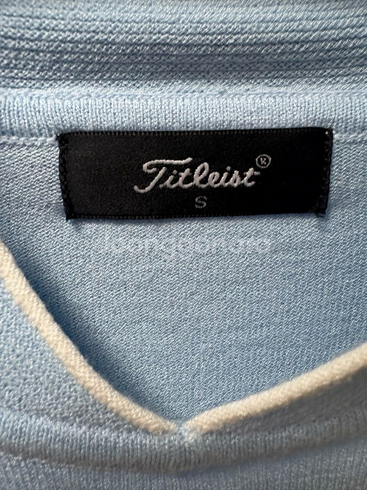 정품 타이틀리스트 하늘색니트 여성85호--3