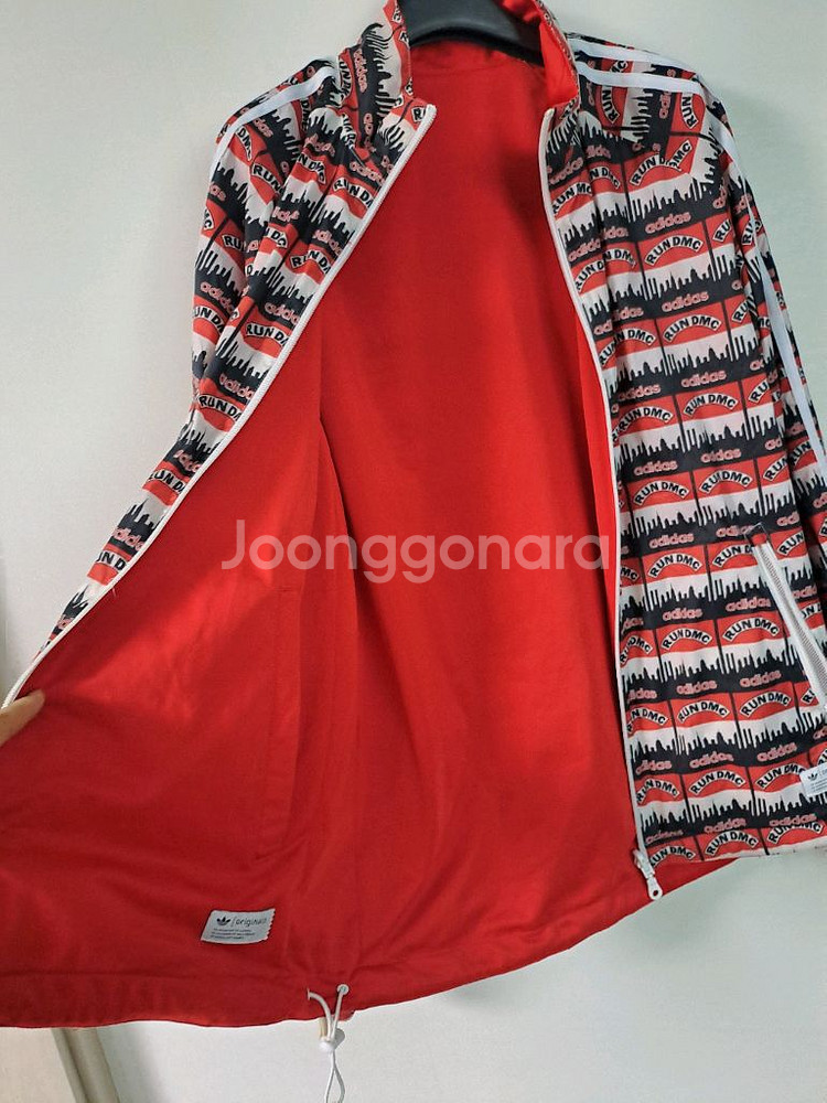 아디다스 양면 집업져지 100사이즈--1