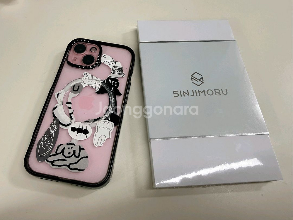 아이폰15 128기가 핑크--6