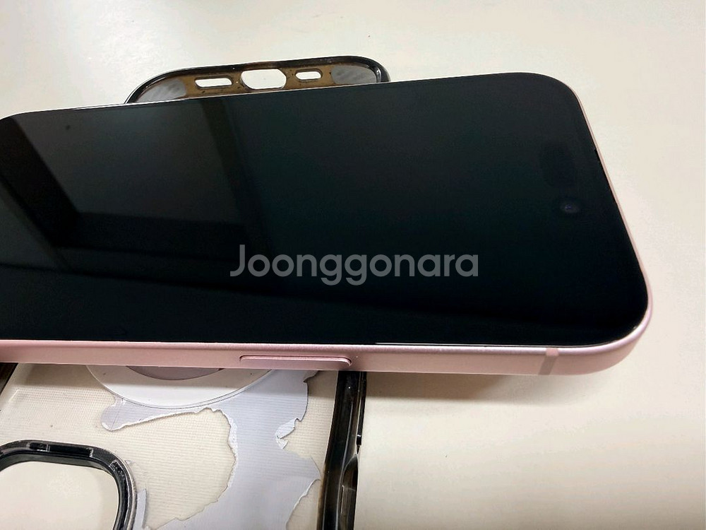 아이폰15 128기가 핑크--5