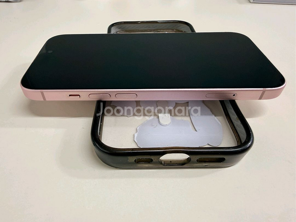 아이폰15 128기가 핑크--3