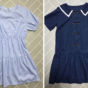 150 155 반팔원피스 2벌 일괄