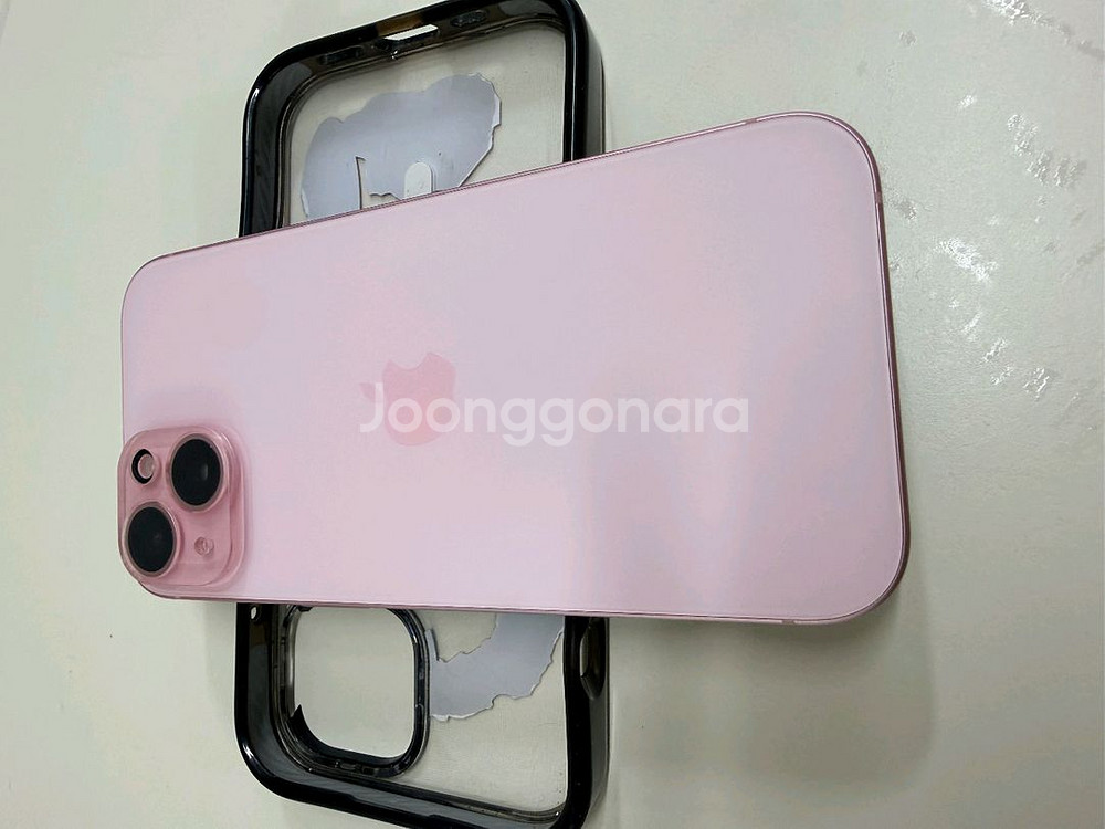 아이폰15 128기가 핑크--16