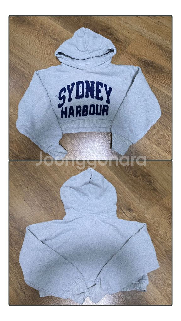 아동 자라 크롭 후드 티셔츠 [140]--0