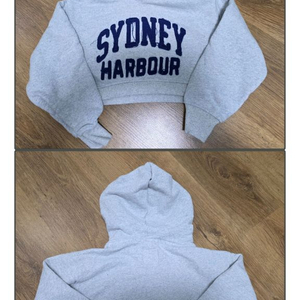 아동 자라 크롭 후드 티셔츠 [140]