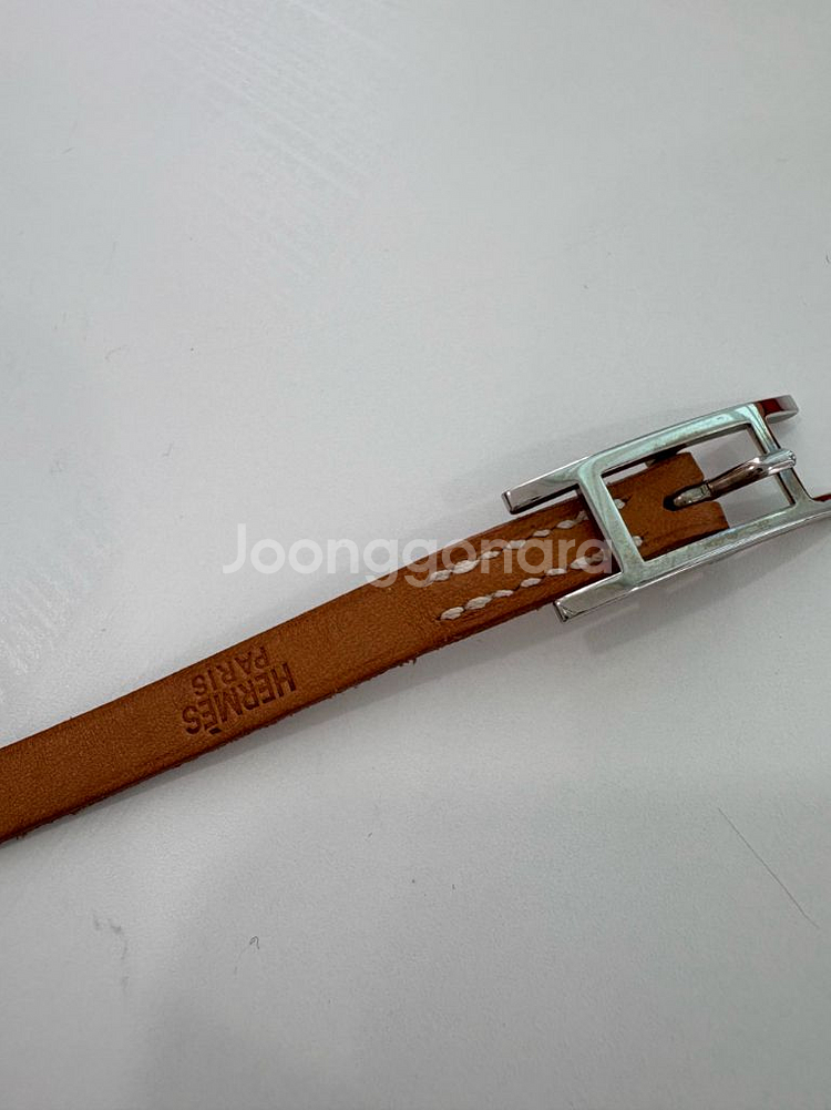 에르메스 H아워 더블 투어 팔찌 브라운 풀박스(정품)--5
