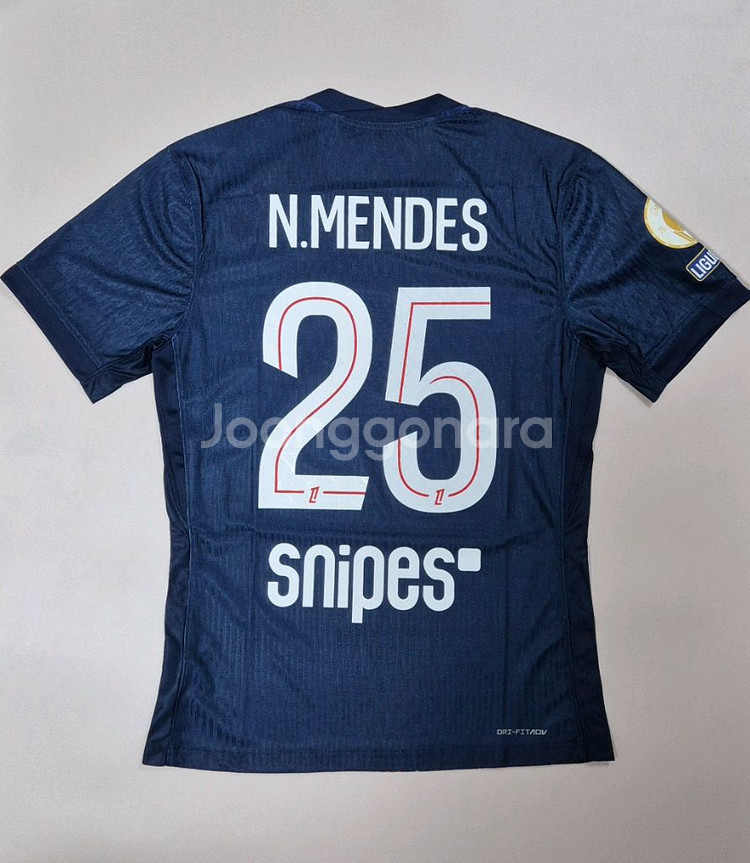 25 26 파리생제르맹 홈킷 누누 멘데스 유니폼 L--0