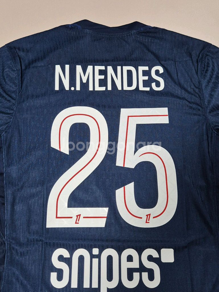 25 26 파리생제르맹 홈킷 누누 멘데스 유니폼 L--6