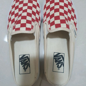 반스 체커보드 슬립온 뮬 240